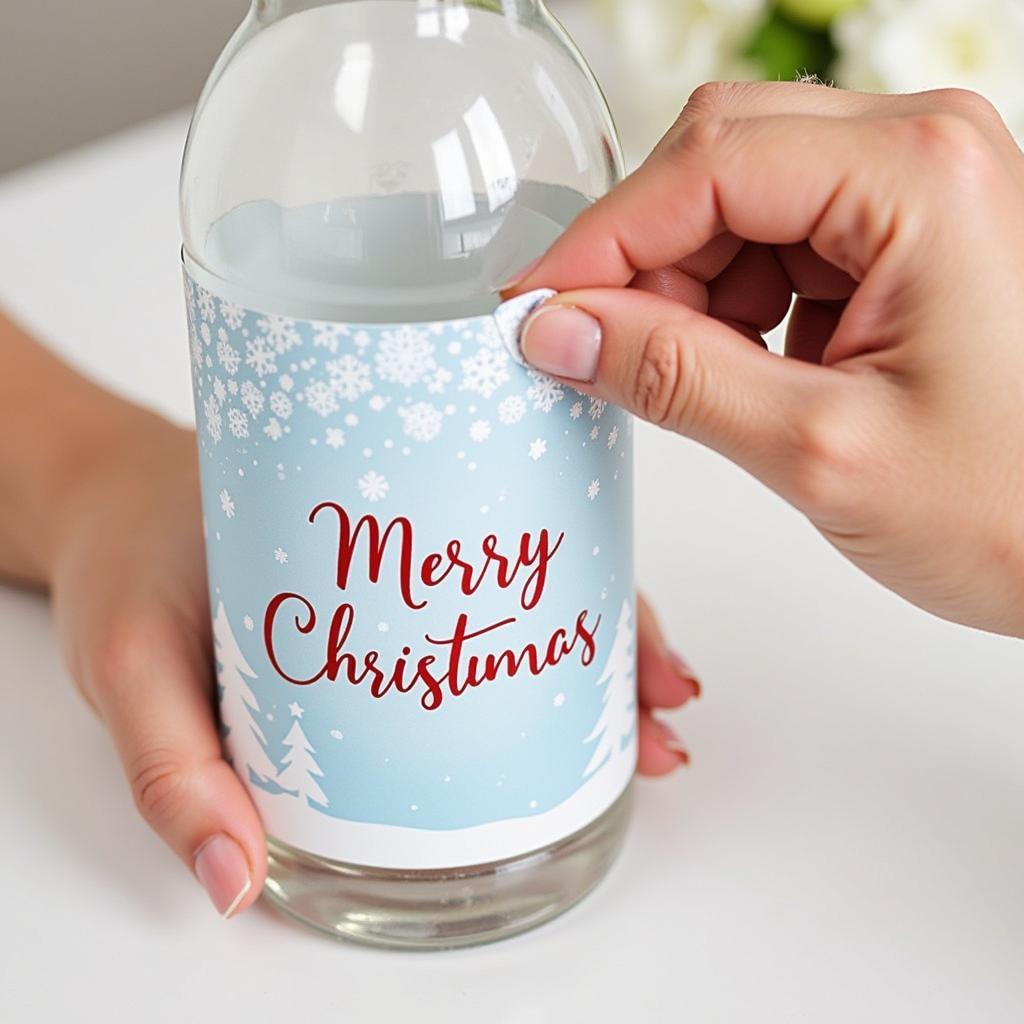  Customizable Printable Christmas Water Bottle Labels for DIY Holiday Decor