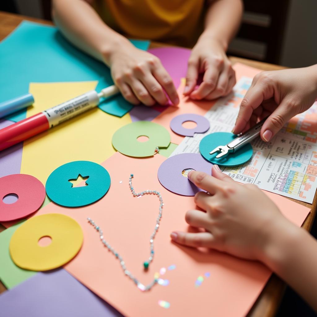 Colorful Printable Rosary Beads for Kids