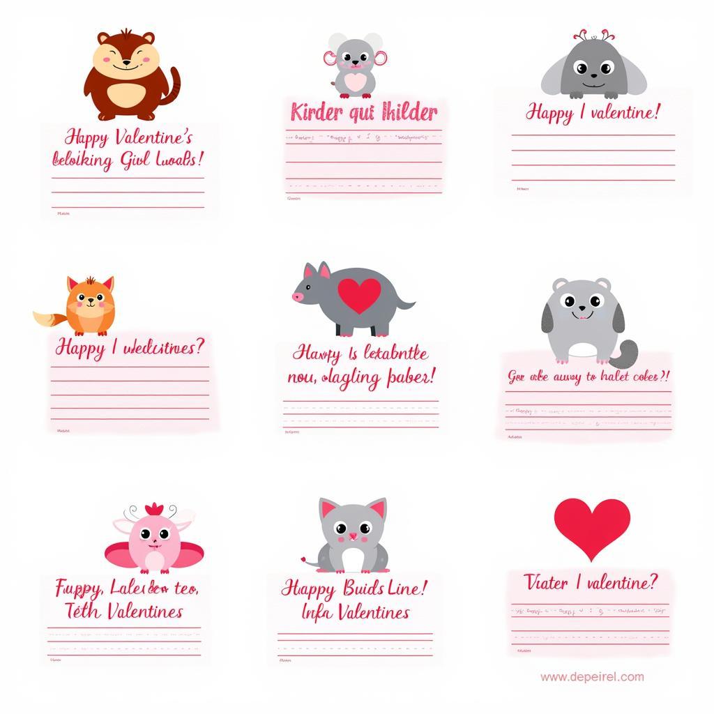 Printable Valentine's Writing Paper for Kids