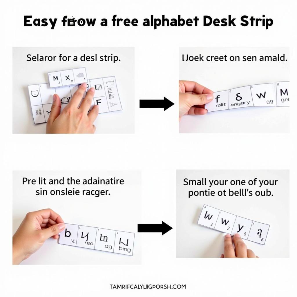 Alphabet Desk Strips Printable Free: Your Guide to Colorful Learning