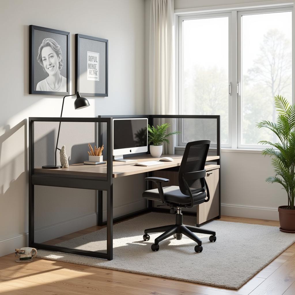 Creating a Functional Workspace with a Privacy Screen