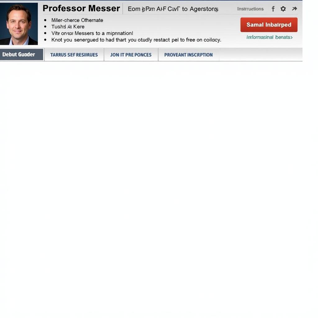 Professor Messer's website with free CompTIA A+ practice labs