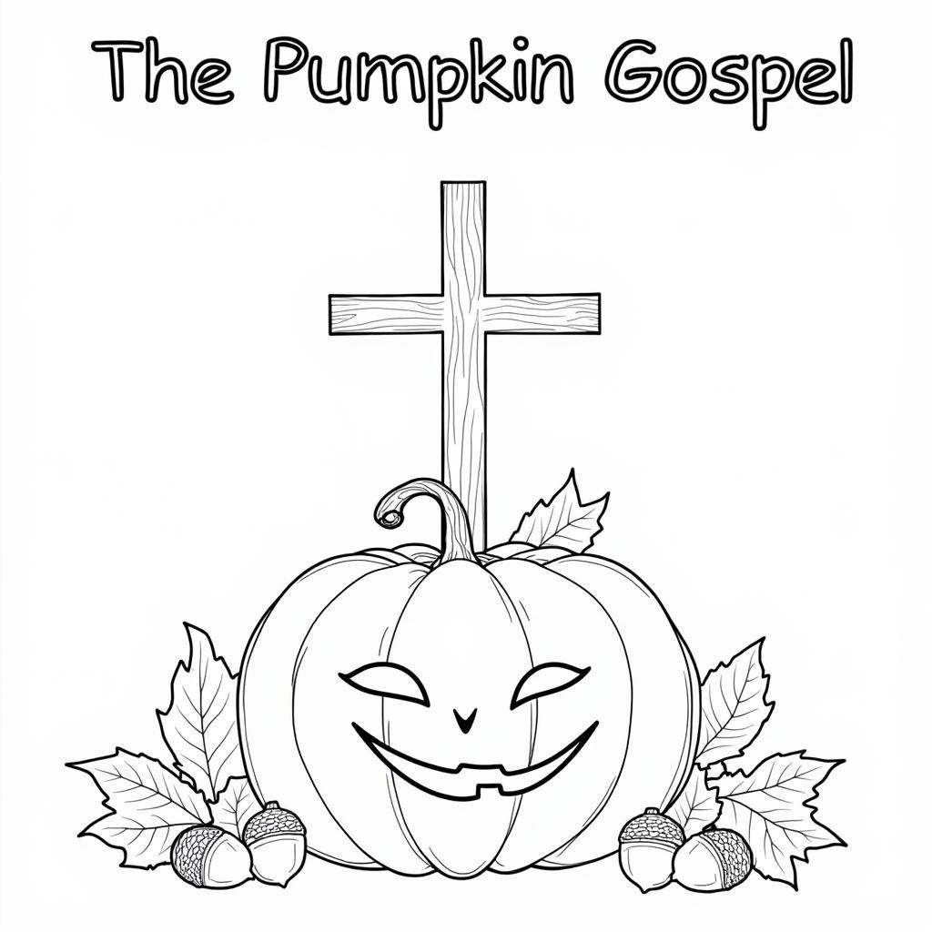 Pumpkin Gospel coloring page