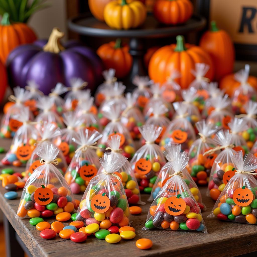 Pumpkin Poop Treats at a Halloween Party