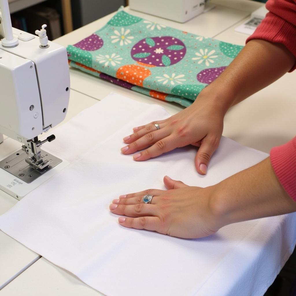 Using a Knee Lift Lever for Free Motion Quilting