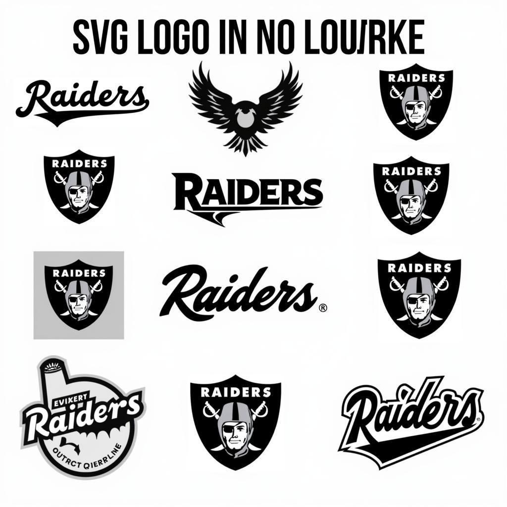 Raiders logo examples