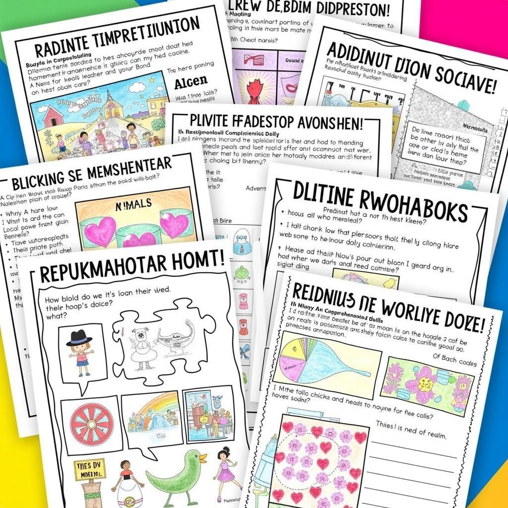 Engaging Reading Comprehension Worksheets