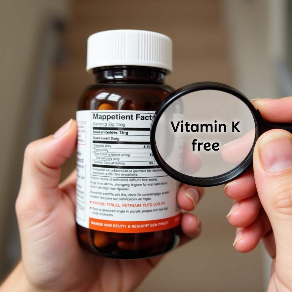 Reading Vitamin Label Carefully