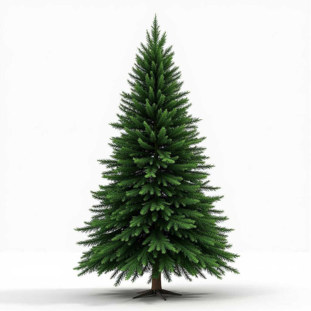 Realistic 3D Christmas Tree Model Rendering