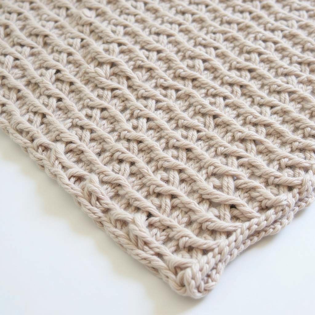 Free Rectangular Knitted Wrap Pattern