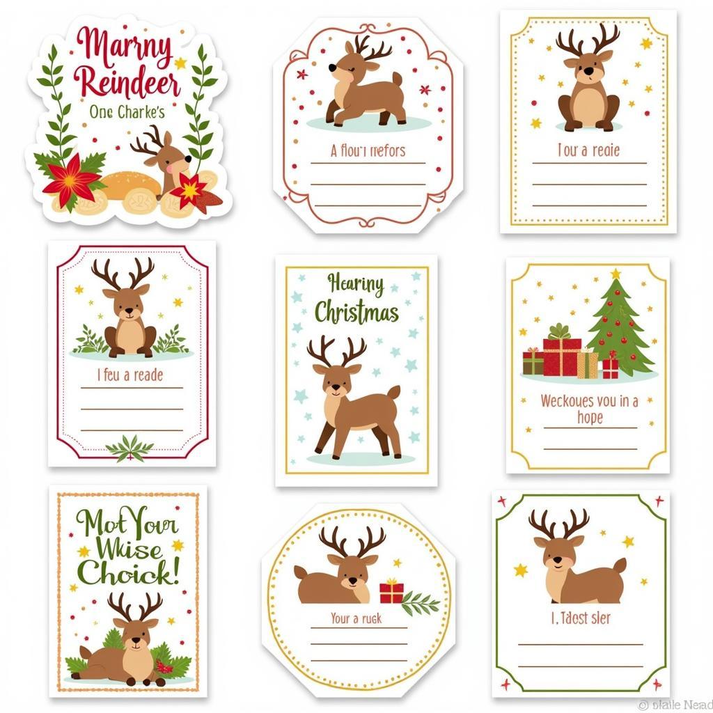 Free Printable Reindeer Food Label Templates