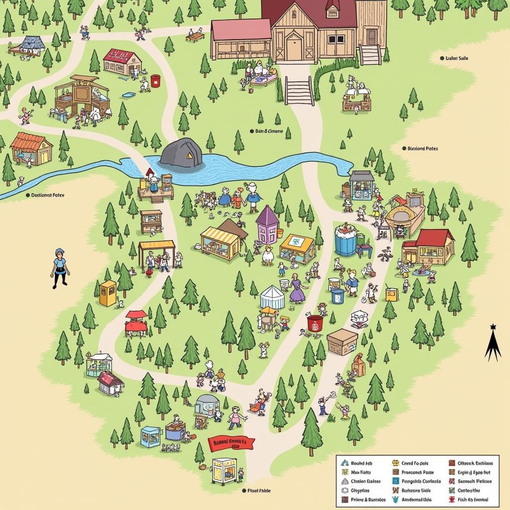 Navigating the Renaissance festival with a map