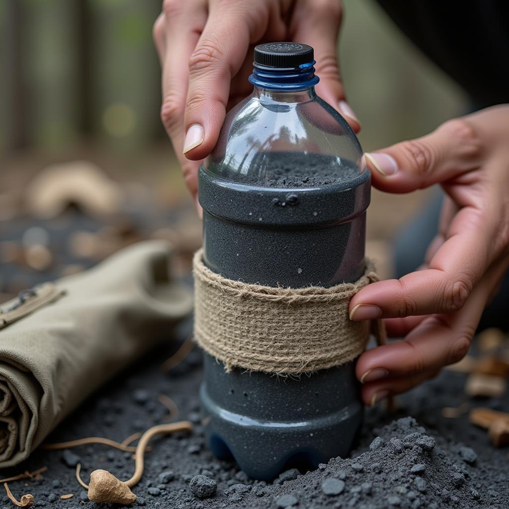 Turning a Plastic Bottle into a Survival Tool