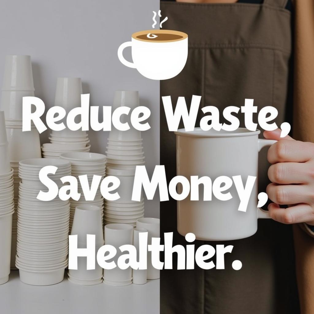 Benefits of using a reusable coffee mug