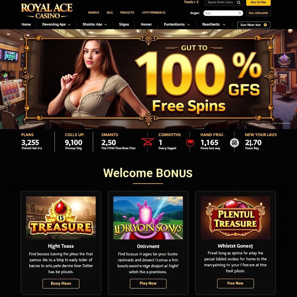 Royal Ace Casino Homepage