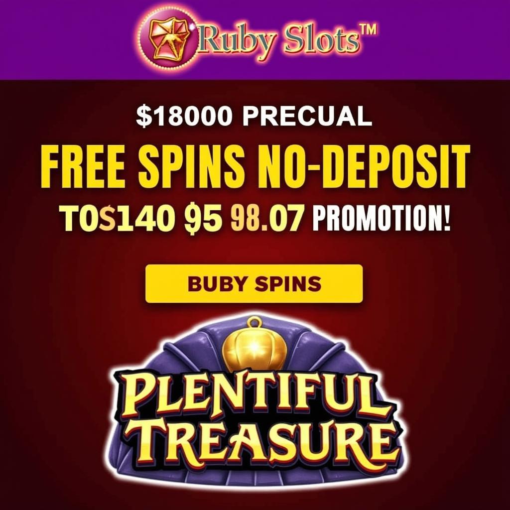 Ruby Slots Free Spins Promotion