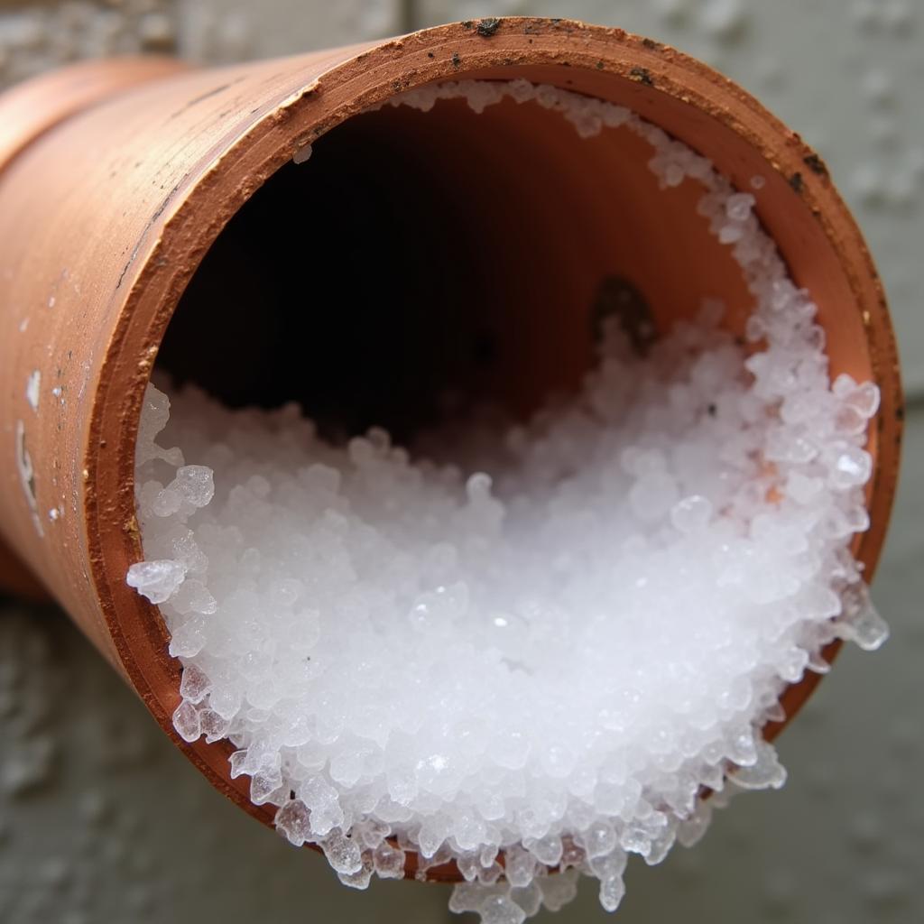 Salt Buildup in Pipes