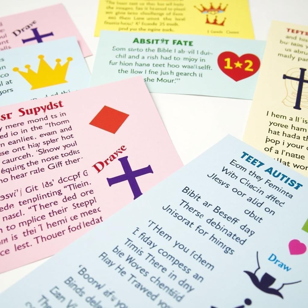 Example of a Salvation Bracelet Card