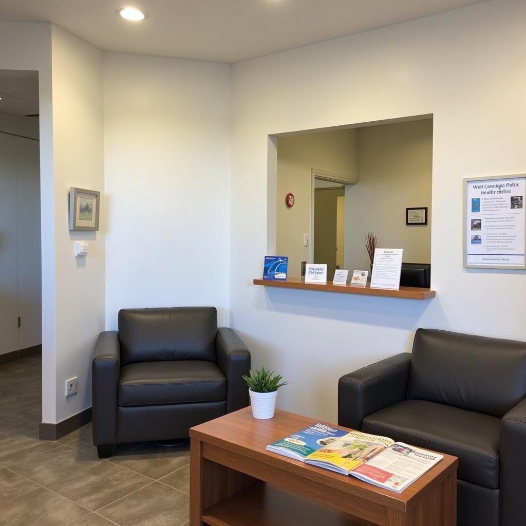 San Antonio Public Health Clinic waiting area