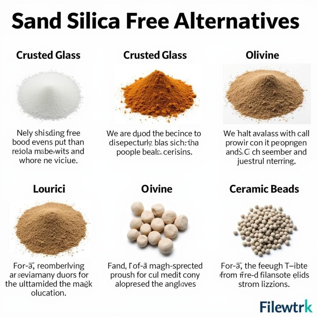 Sand Silica Free Alternatives