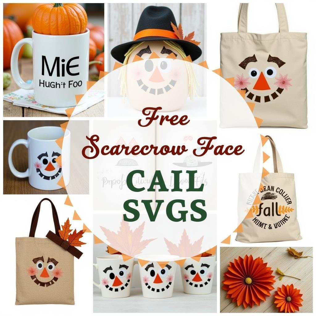 Creative Crafts Using Scarecrow Face SVGs