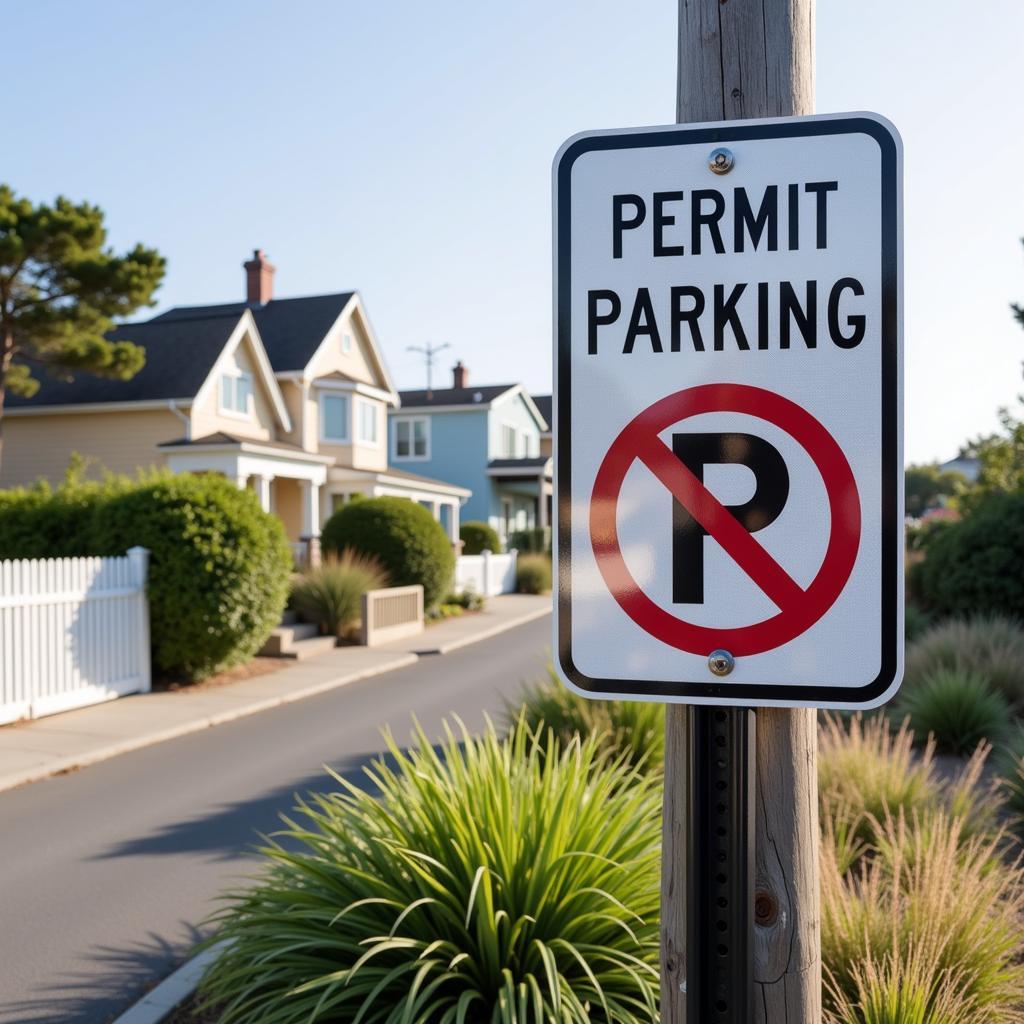 Parking on a Quiet Side Street in Seaside