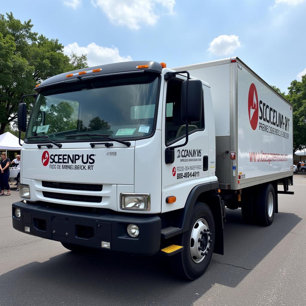 Secure Document Shredding Truck