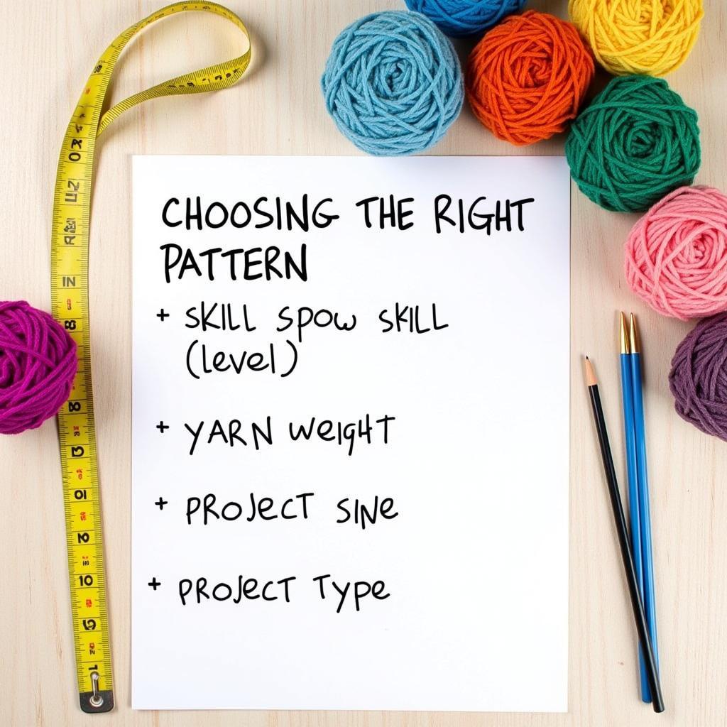 Tips for Choosing Knitting Patterns