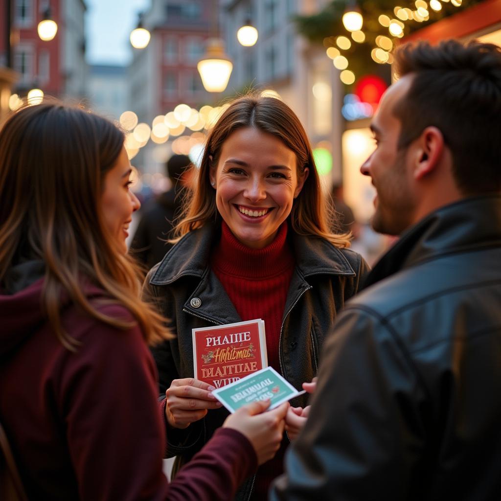 Sharing the Spirit of Christmas with Tracts