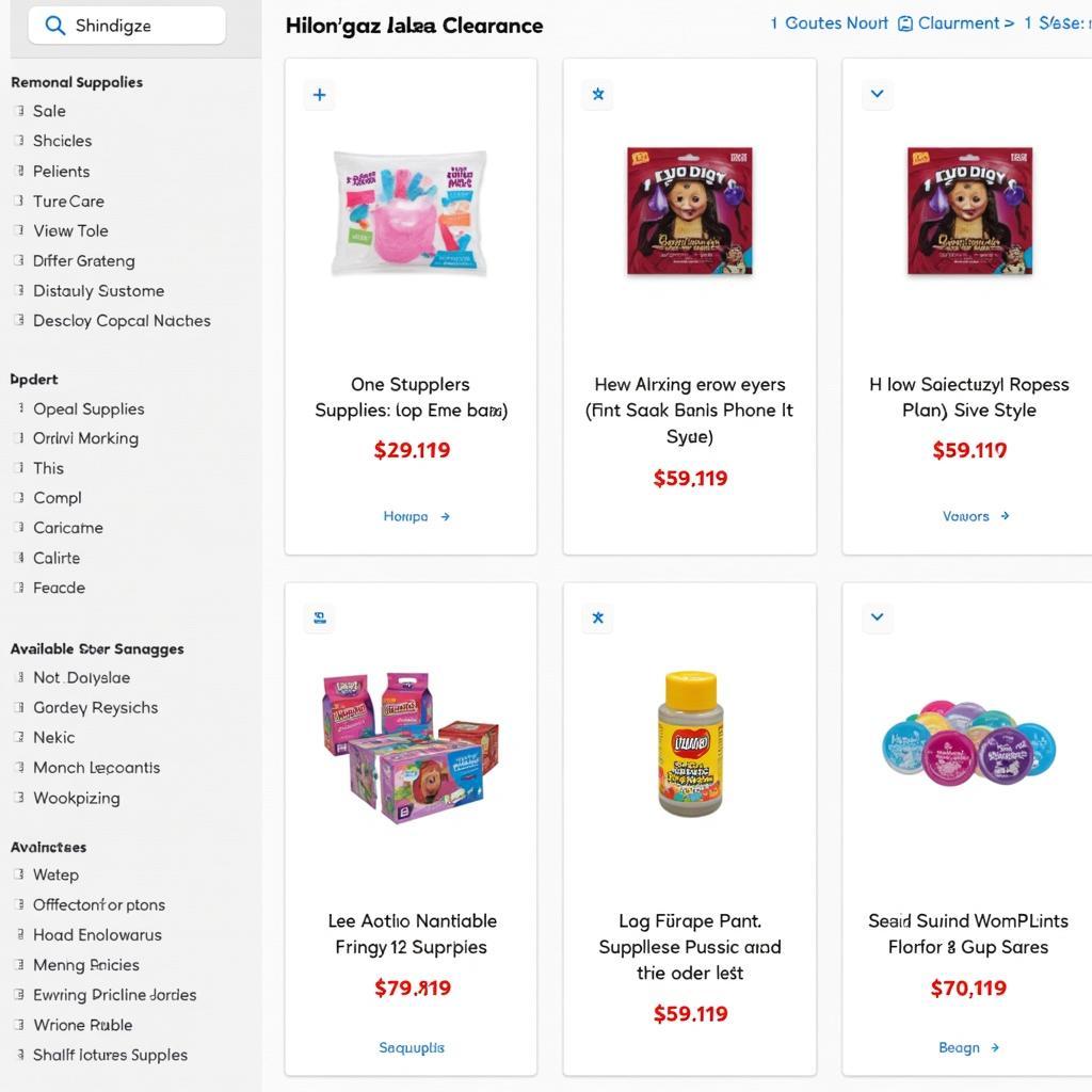 Shindigz Clearance Section Party Supplies