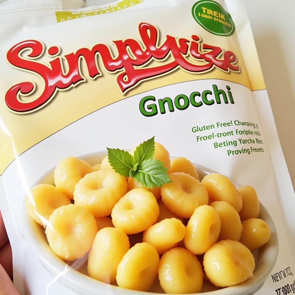 Simply Wize Gluten-Free Gnocchi Packaging