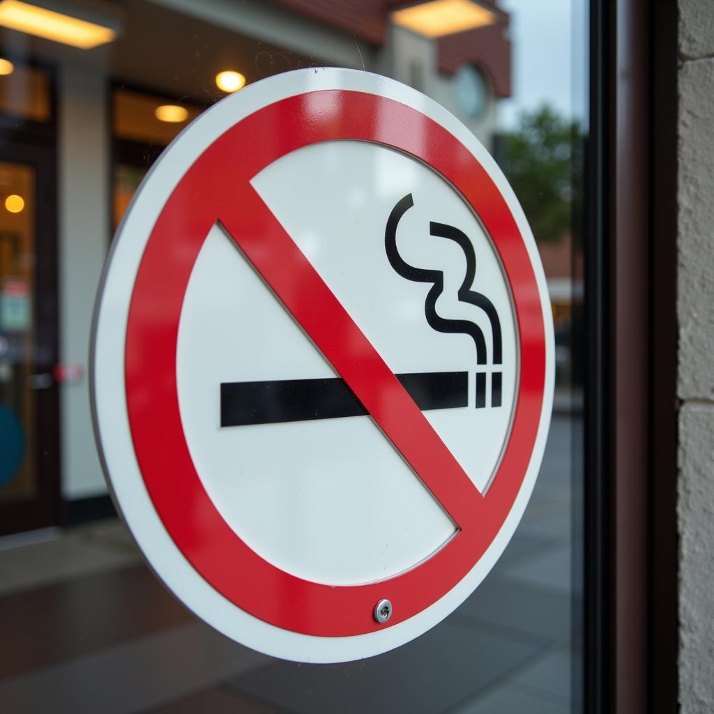 Smoke Free Business Signage