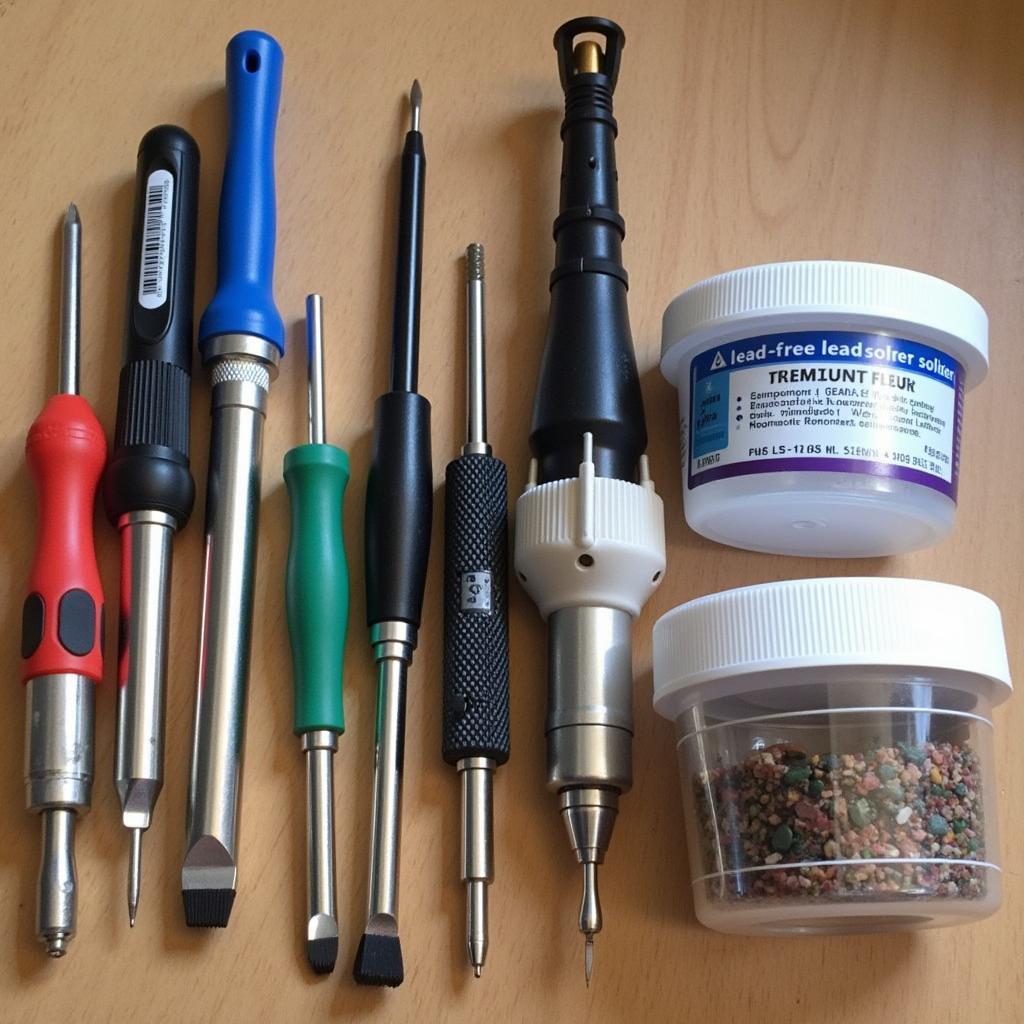 Soldering Iron and Flux Types