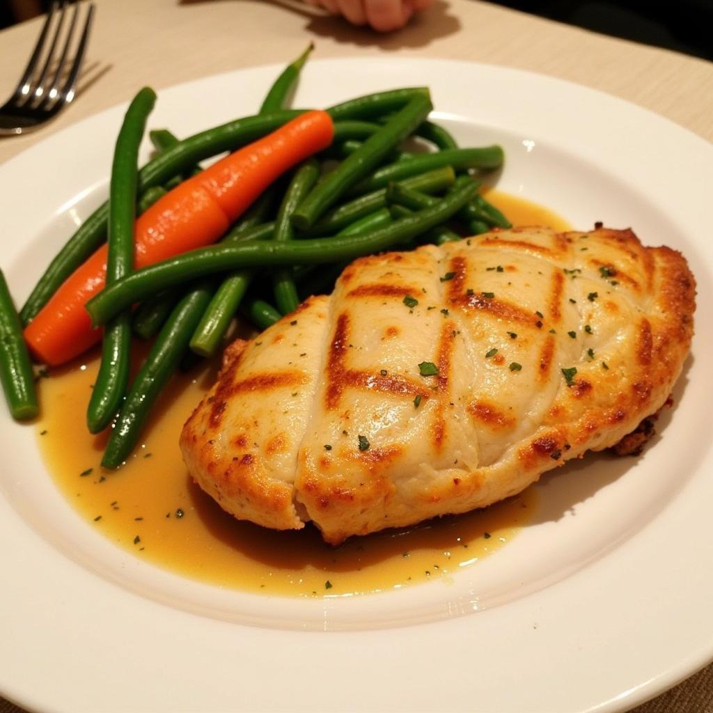 Grilled Chicken with Vegetables at Spaghetti Warehouse