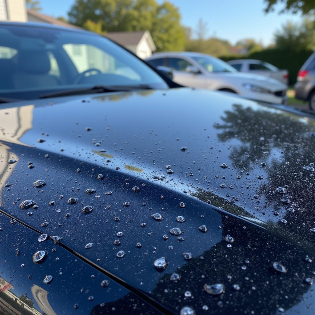 Sparkling Clean Car after Spot Free Rinse