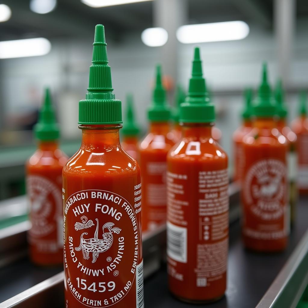 Huy Fong Sriracha Production Line