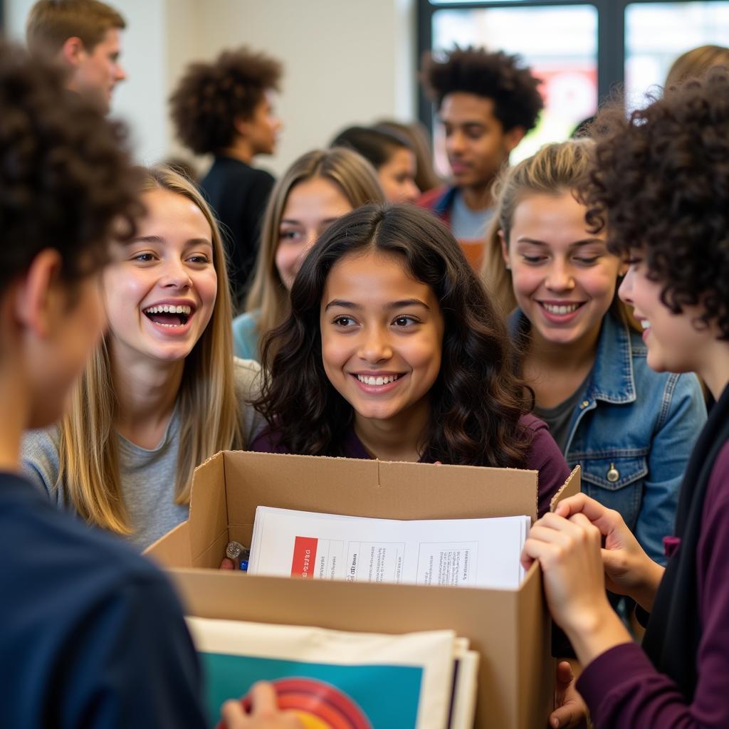 Students Receiving Free Kits