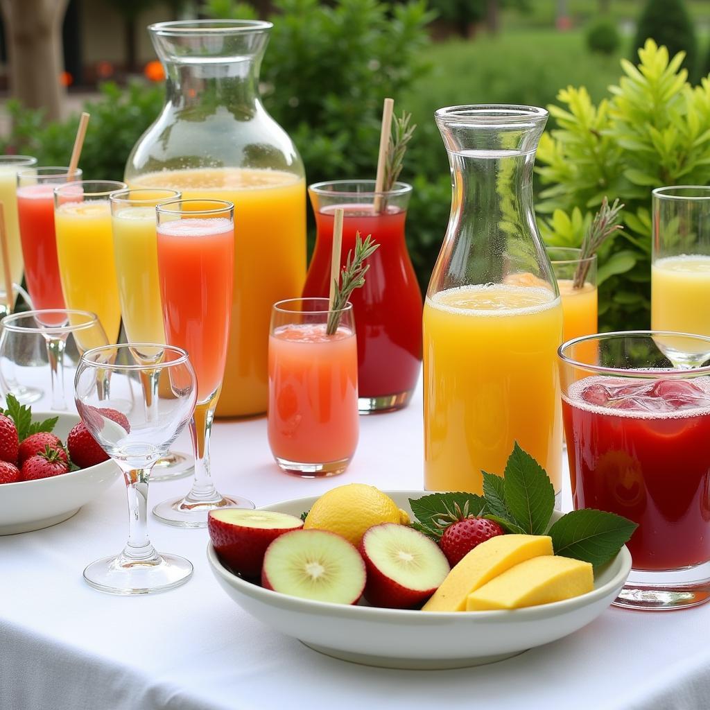 A Stylish Mimosa Bar Setup