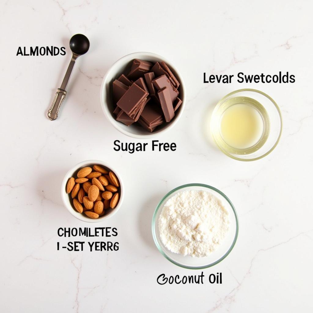 Sugar Free Almond Bark Ingredients