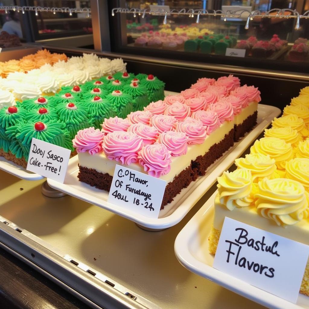 Sugar-Free Cake Display