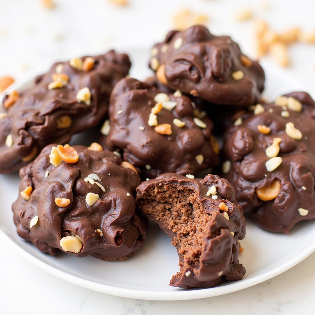 Sugar Free Chocolate Coconut Clusters