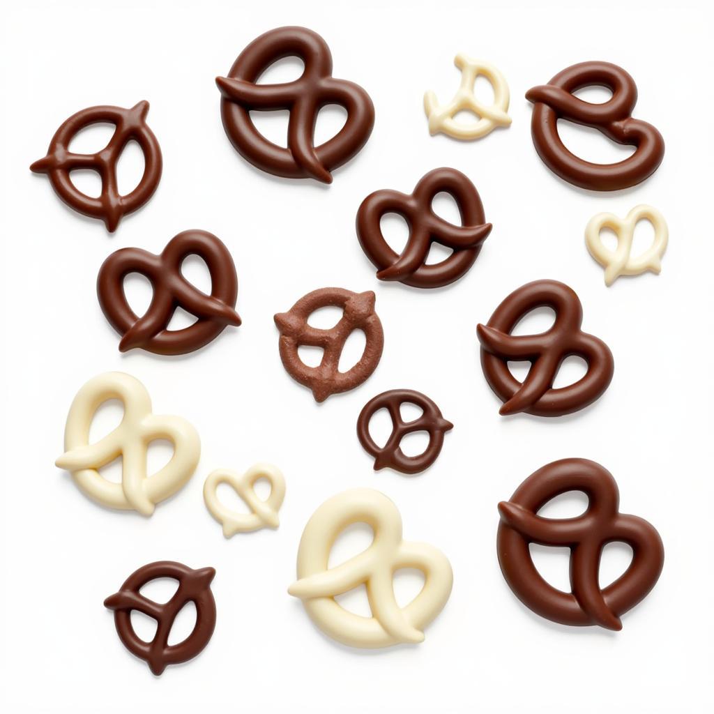 Different Types of Sugar Free Chocolate Covered Pretzels