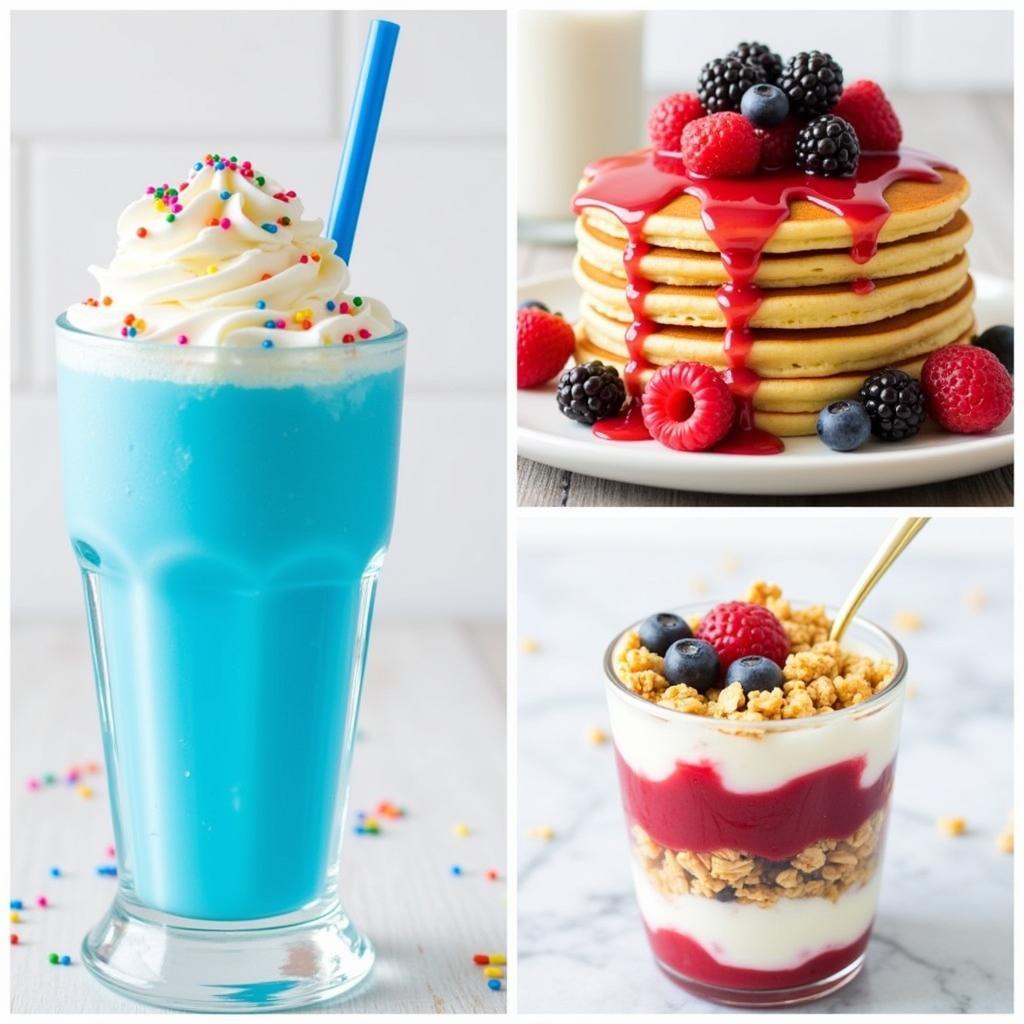 A variety of recipes using sugar free cotton candy syrup