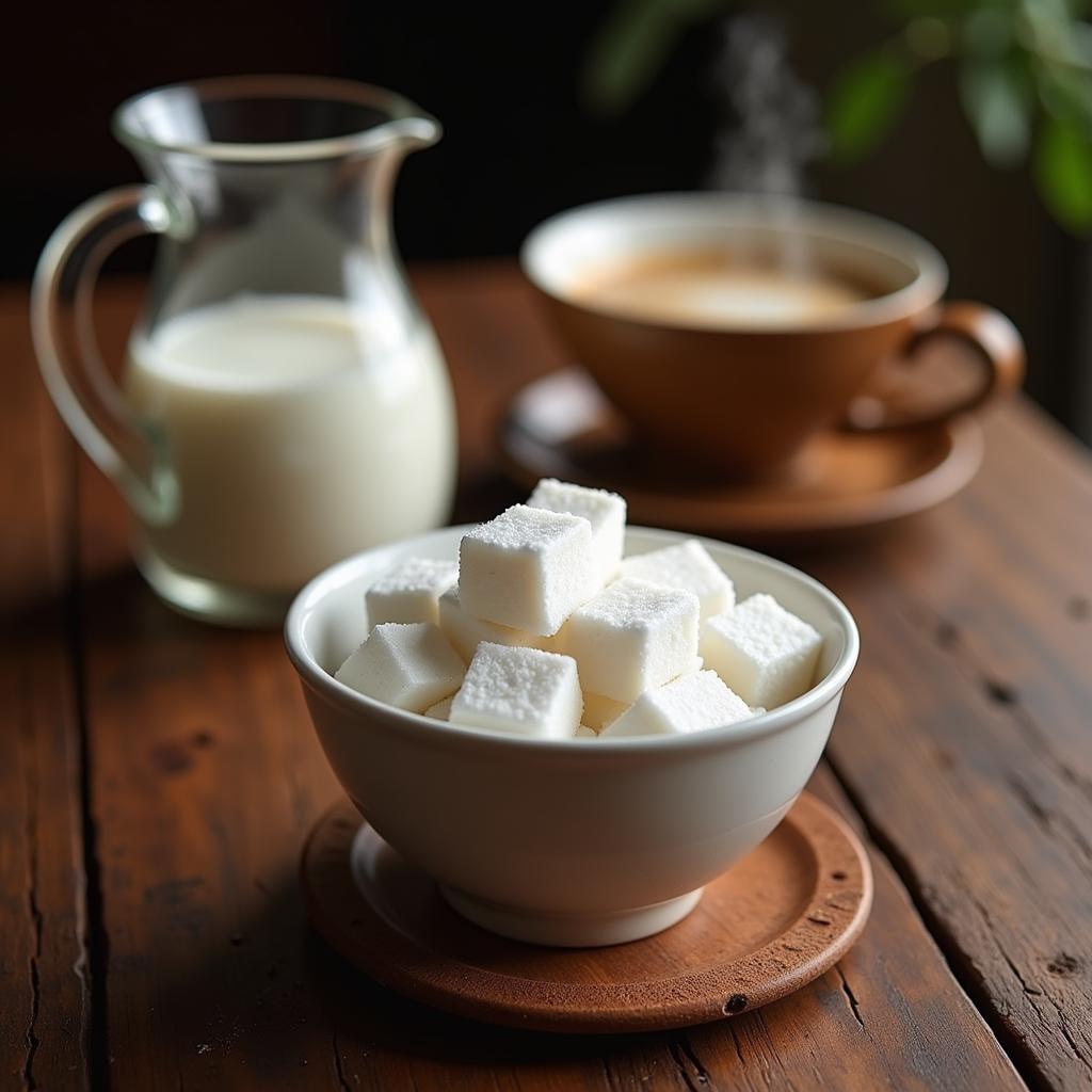 Sugar Free Cubes on Coffee Table