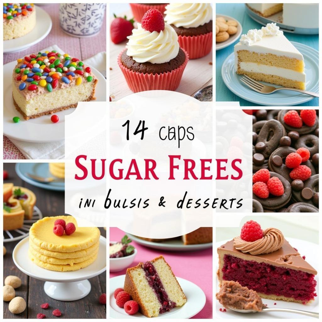 Assortment of Sugar Free Desserts