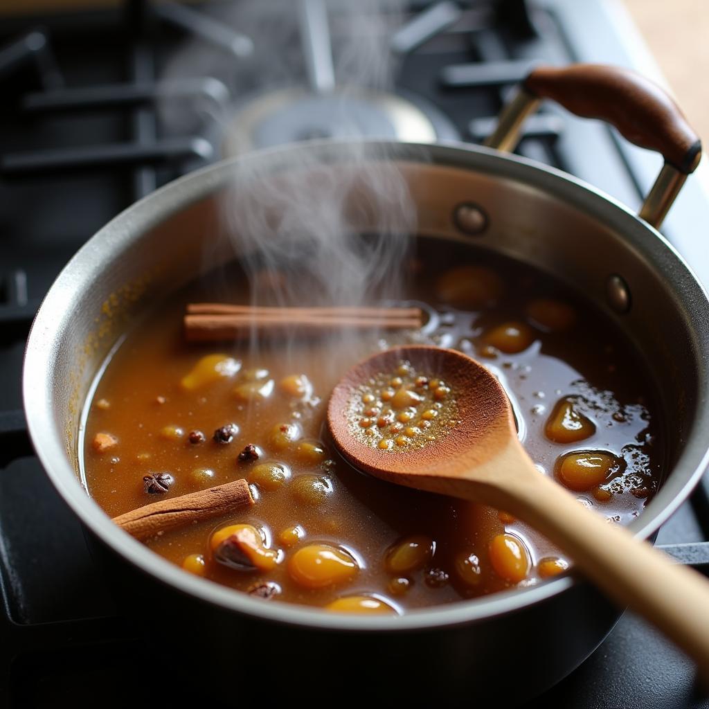 Homemade Sugar-Free Gingerbread Syrup