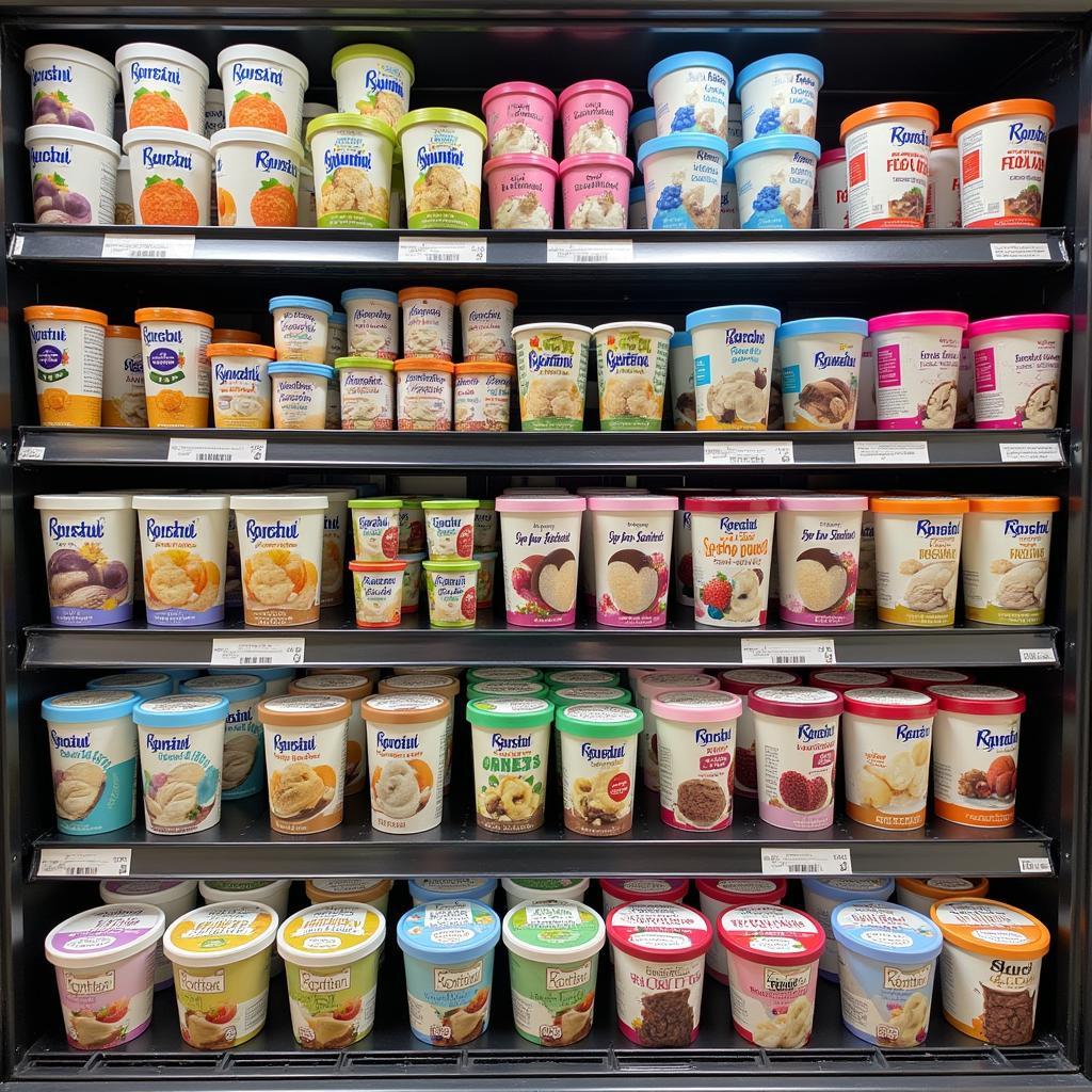 Variety of Sugar Free Ice Cream Cups