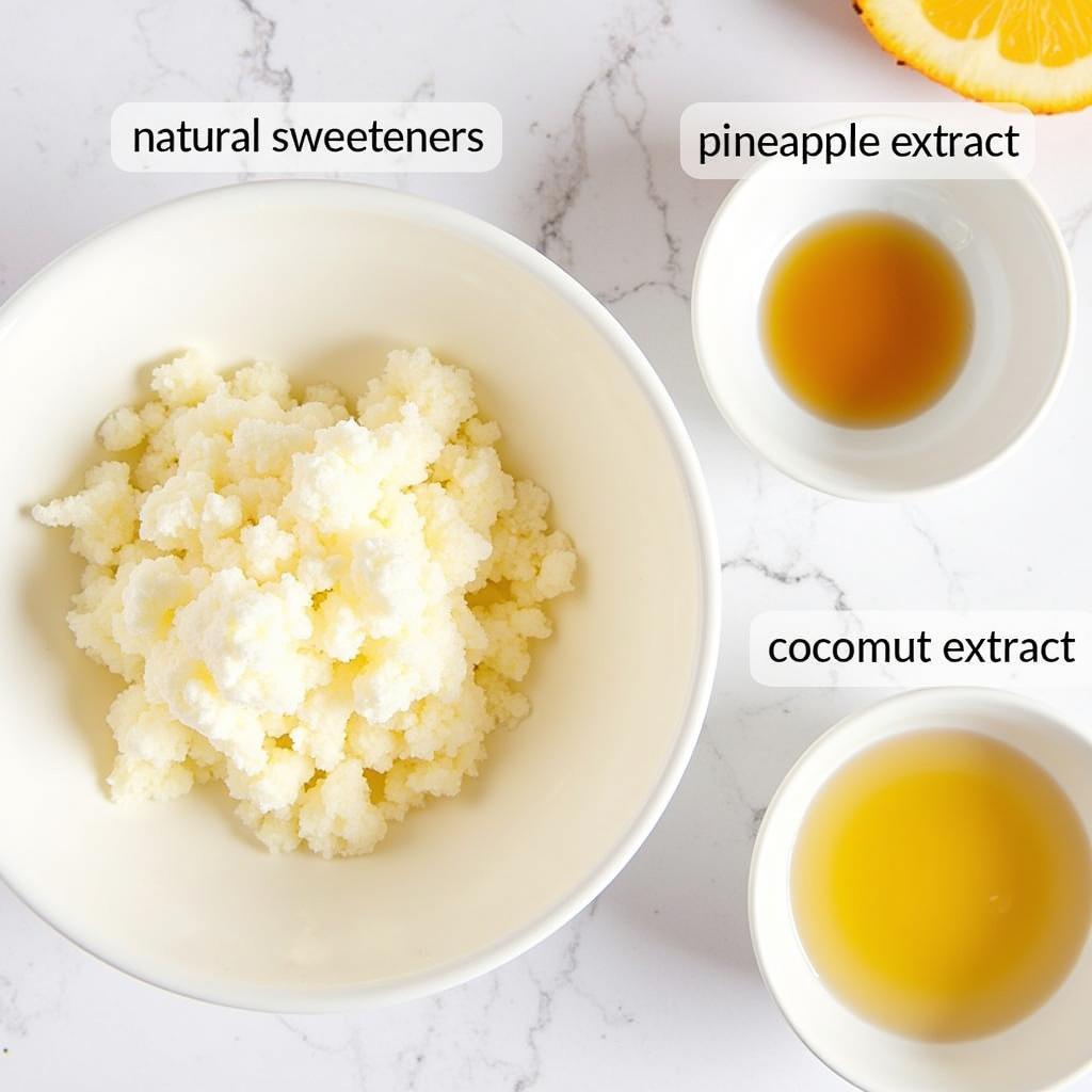 Sugar Free Pina Colada Syrup Ingredients