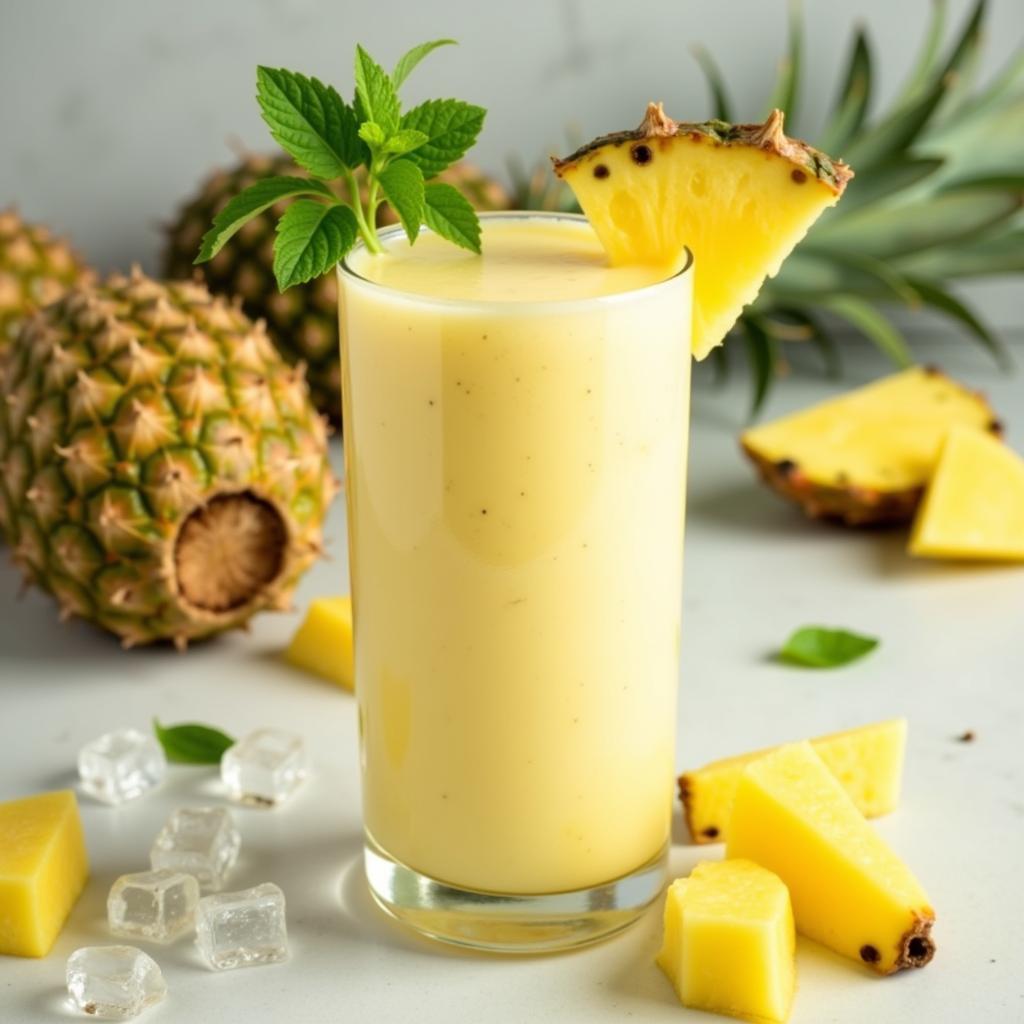 Sugar Free Pineapple Smoothie