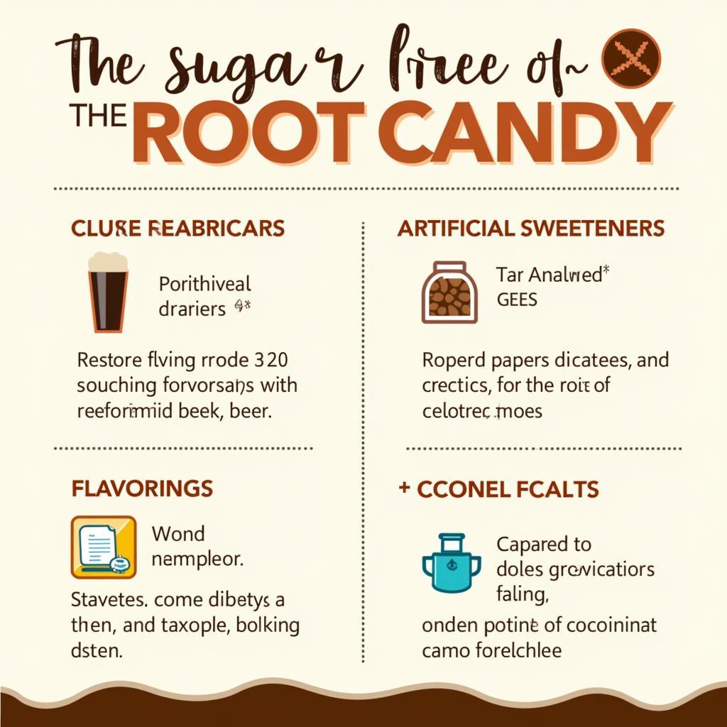 Common Ingredients in Sugar Free Root Beer Hard Candy